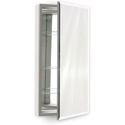 Robern PLM2430GB 23.25 x 30 x 4 in. Robern PL Series Cabinet with Flat Top, Bevel Edge, Non-Handed, Classic Gray Interior & Non-Electric