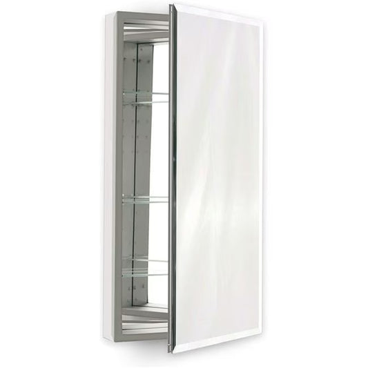 Robern PLM2430GB 23.25 x 30 x 4 in. Robern PL Series Cabinet with Flat Top, Bevel Edge, Non-Handed, Classic Gray Interior & Non-Electric