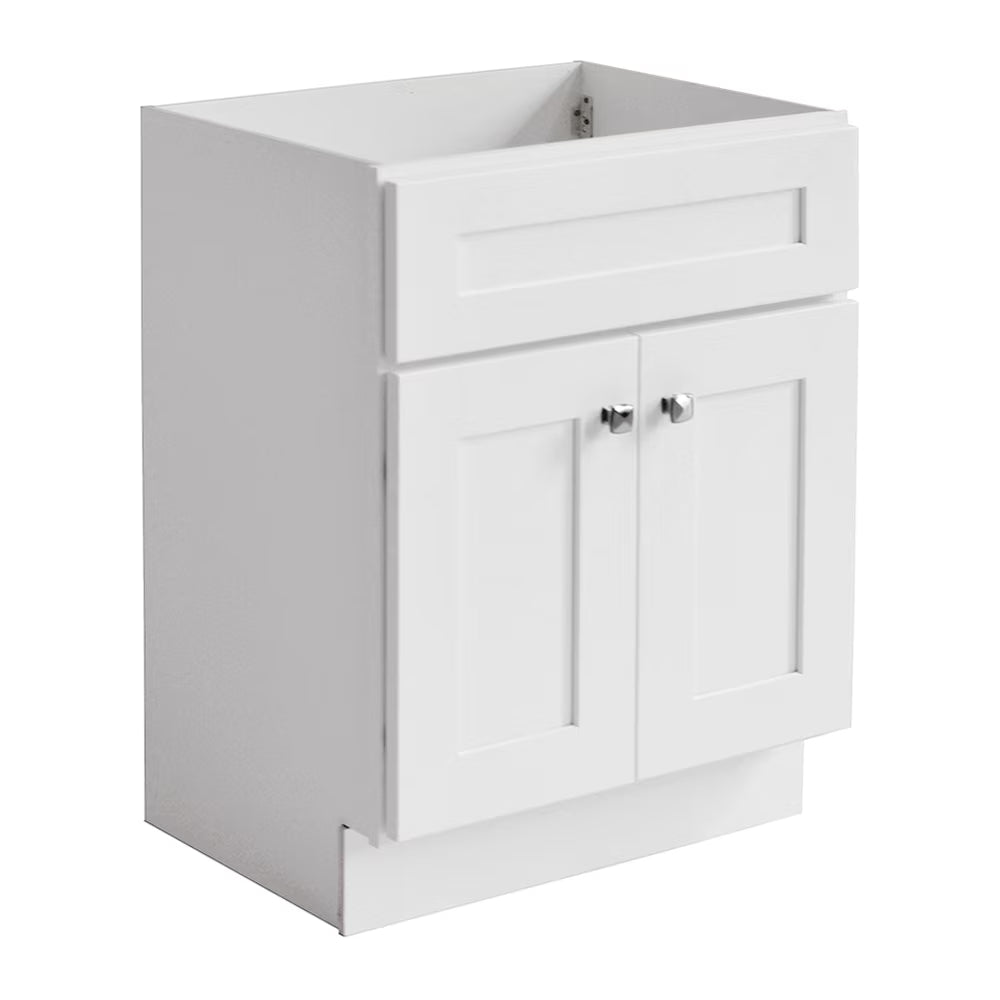 Design House Brookings 30" Ready to Assemble Solid Wood Bathroom Vanity, Sherwin Williams Gray