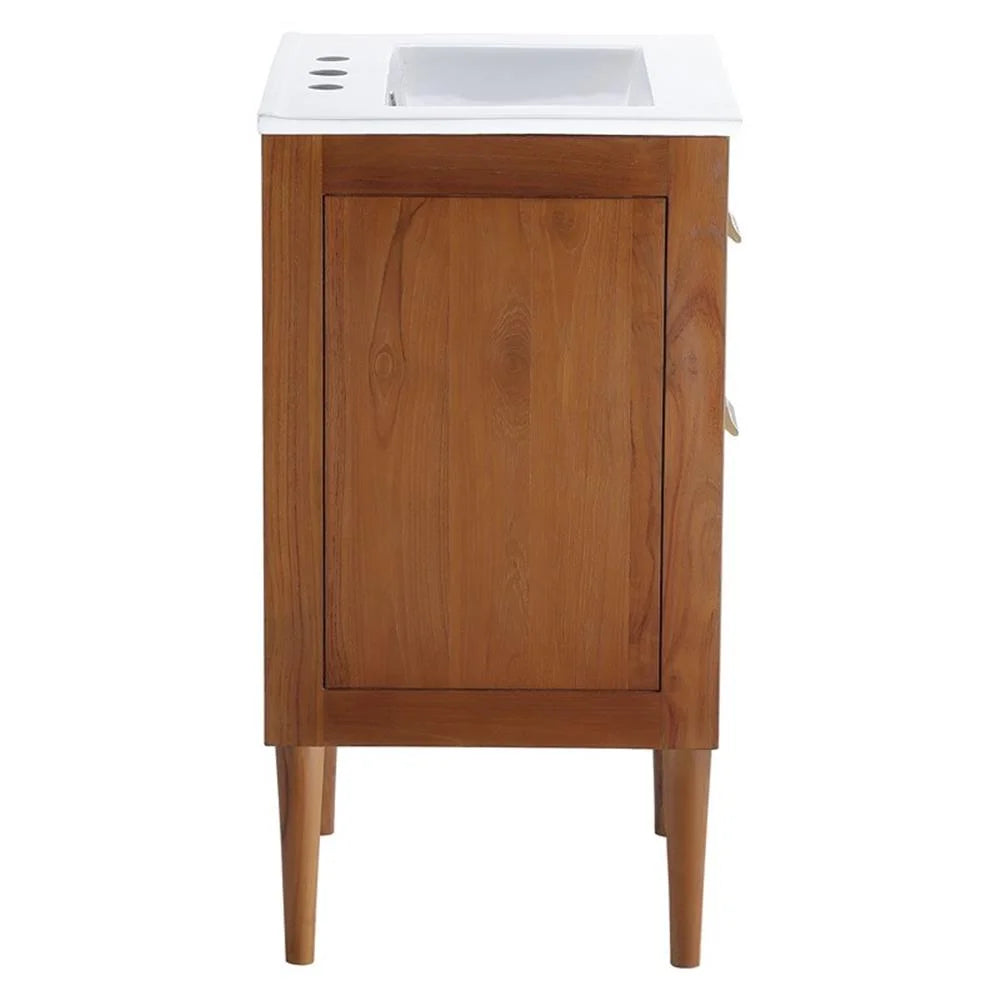 Modway Cassia 24" Bathroom Vanity in Natural White