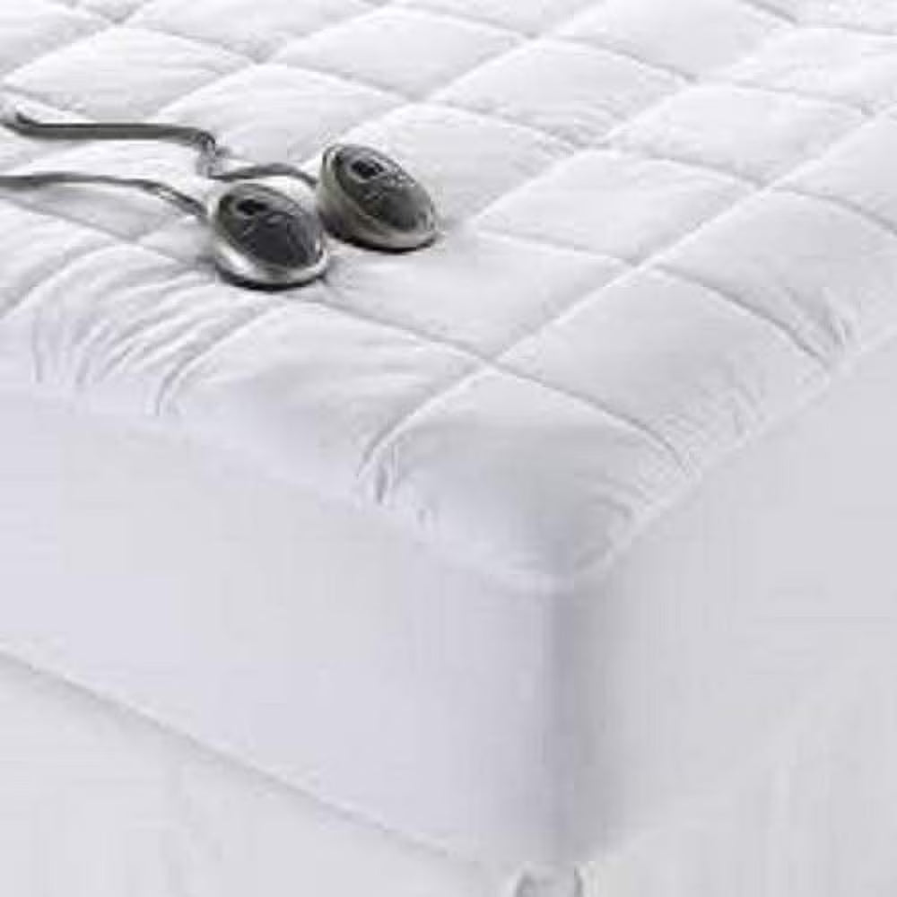 Sunbeam All Season King Premium Heated Mattress Pad with 2 Heating Digital Controllers