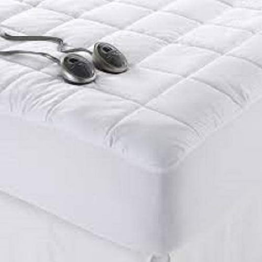 Sunbeam All Season King Premium Heated Mattress Pad with 2 Heating Digital Controllers