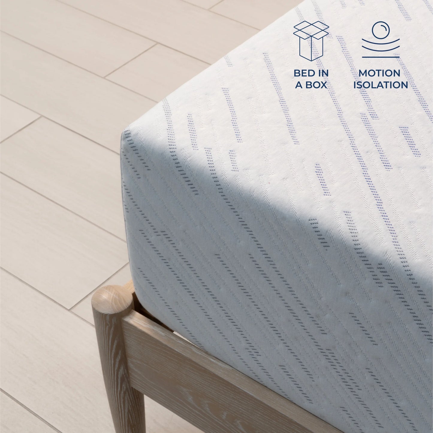 Brooklyn Bedding 10" Twin Plush Memory Foam Mattress in a Box