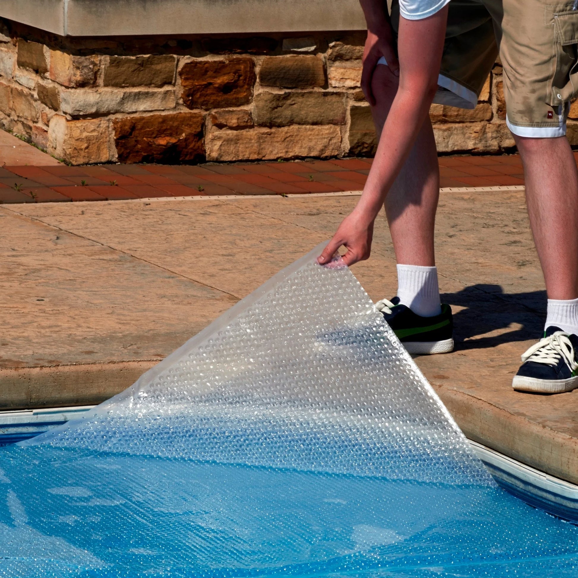 Blue Wave 14 m 12x24 ft Solar In Ground Pool Blanket with UV Resistant