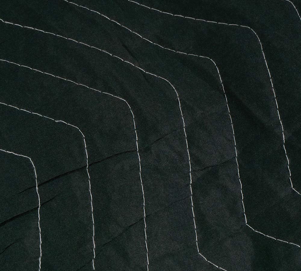 Quilted Moving Storage Blanket for Sofa and Couch - 38"x108"x46" Polyester Reusable, and Washable Zig-Zag Stitching Furniture Moving Cover