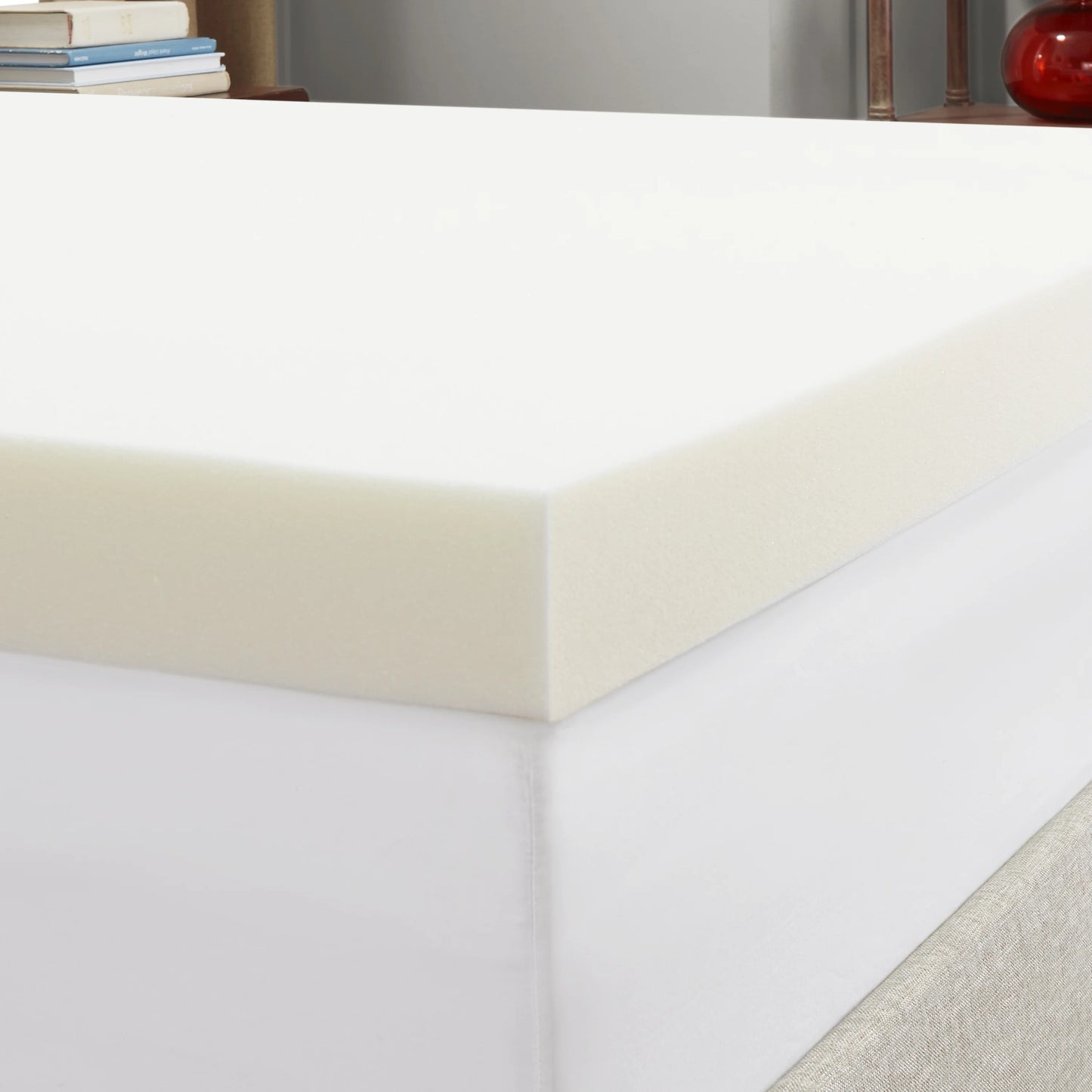 Sleep Studio 4" Breathable Memory Foam Mattress Topper, Full