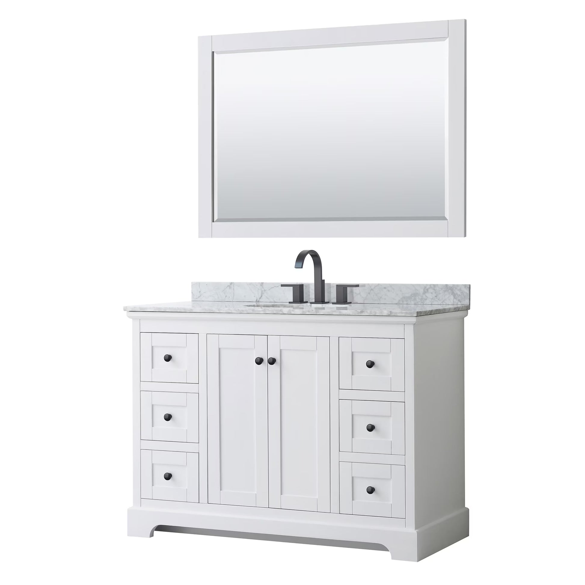 Wyndham Collection Oval Sink Wood Single Bathroom Vanity in White/Gold