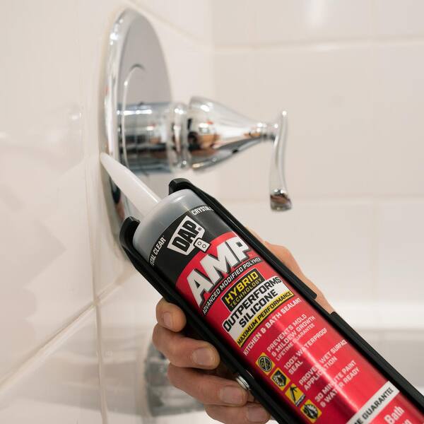 AMP Advanced Modified Polymer 9 oz. White Kitchen and Bath Sealant (12-Pack)