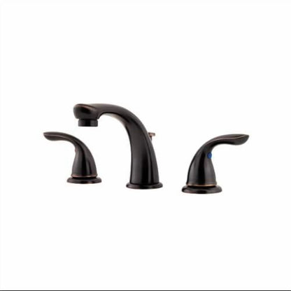 Pfirst Series 2-Handle 8" Widespread Bathroom Faucet in Brushed Nickel