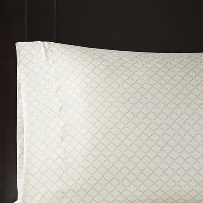 Home Essence Dennie 16 Piece Jacquard Complete Bedding Set With 2 Sheet Sets, King, Brown