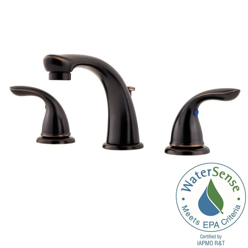 Pfirst Series 2-Handle 8" Widespread Bathroom Faucet in Brushed Nickel