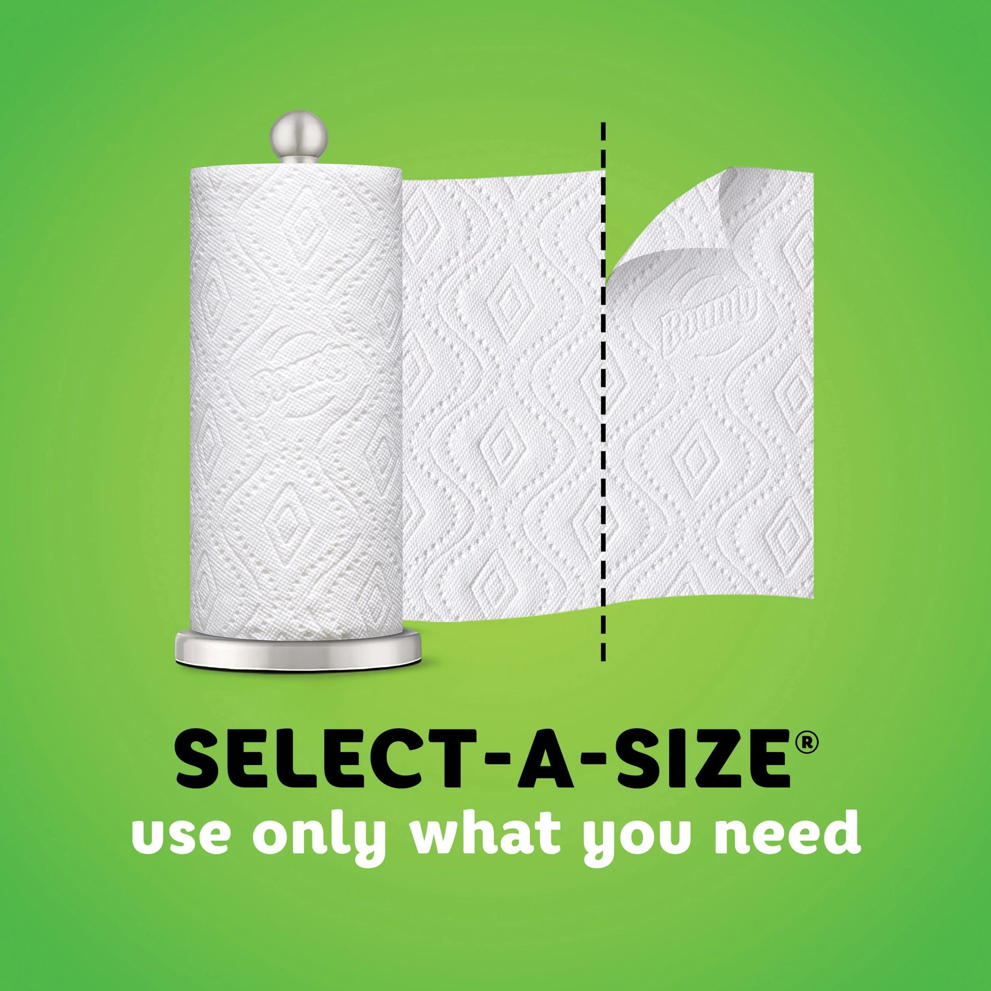 Select-a-size Paper Towels, 2-ply, White, 5.9 X 11, 83 Sheets/roll
