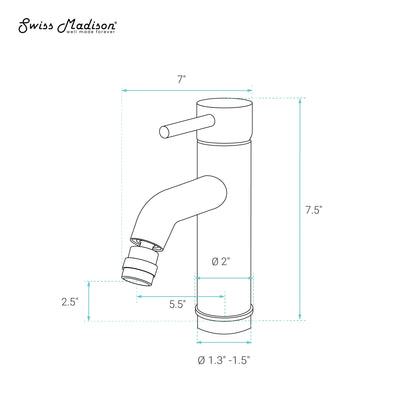 Ivy Bidet Faucet in Chrome