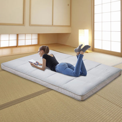 Slsy Futon Mattress 4" Soft and Supportive Twin Mattress Pad with Storage Bag