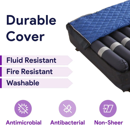 Proheal Bariatric Low Air Loss Alternating Pressure Air Mattress with Pump & Side Air Bolsters - Stages I-IV 36° x 80° x 8/11"