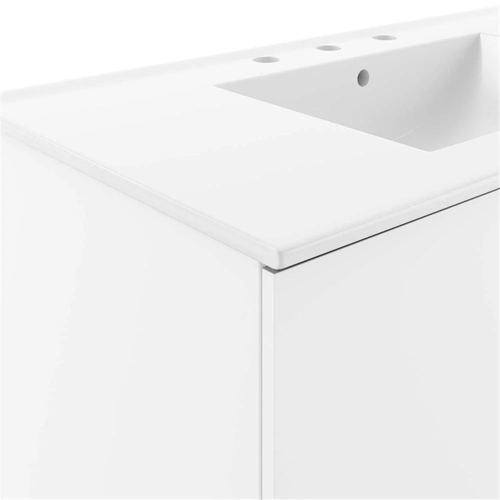 Modway Vitality 36" Bathroom Vanity in White White