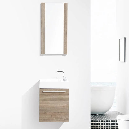 Blossom Colmar 18" Floating Bathroom Vanity w/Acrylic Sink | Navy Blue Finish | Wall Mount | Soft-Close