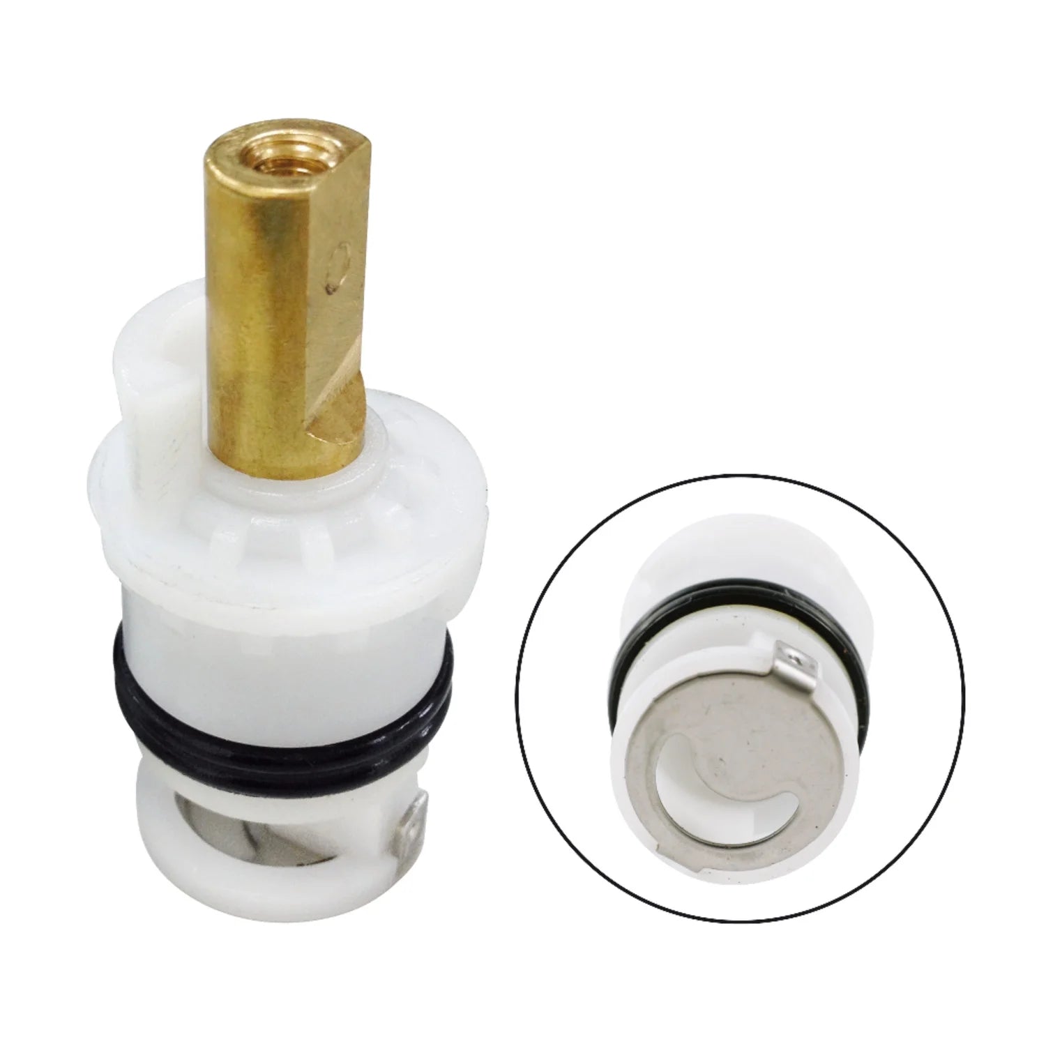 Kingston Brass Kaiser KB6322DKL 3-Handle Bidet Faucet, Polished Brass