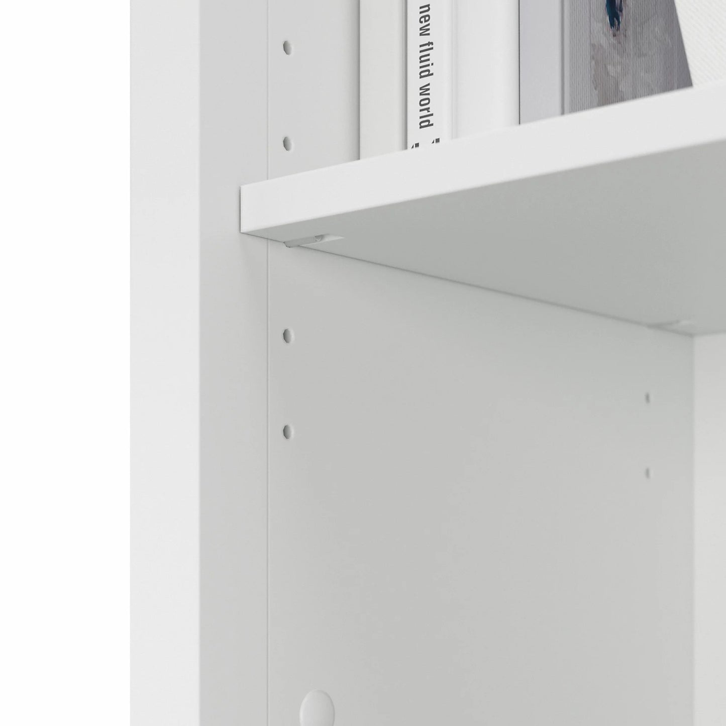 Salinas Bathroom Storage Cabinet with Doors in White/Shiplap - Engineered Wood