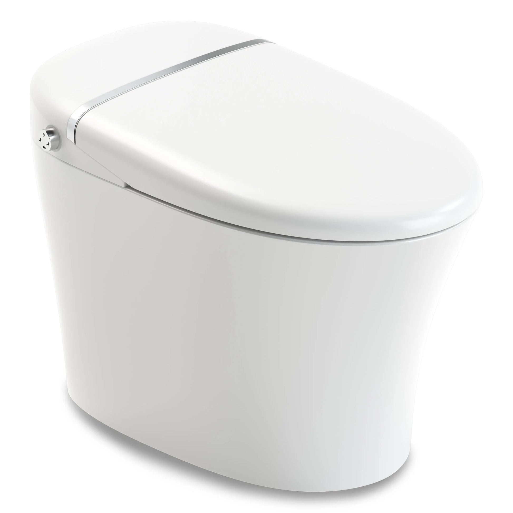 ENVO by ANZZI Aura Smart Toilet Bidet with Remote & Auto Flush - White