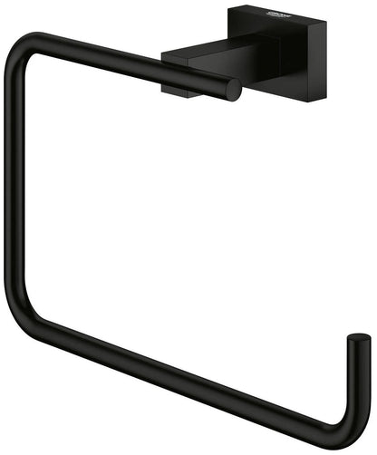 Grohe Essentials Cube 405102431 8" Towel Ring in Matte Black