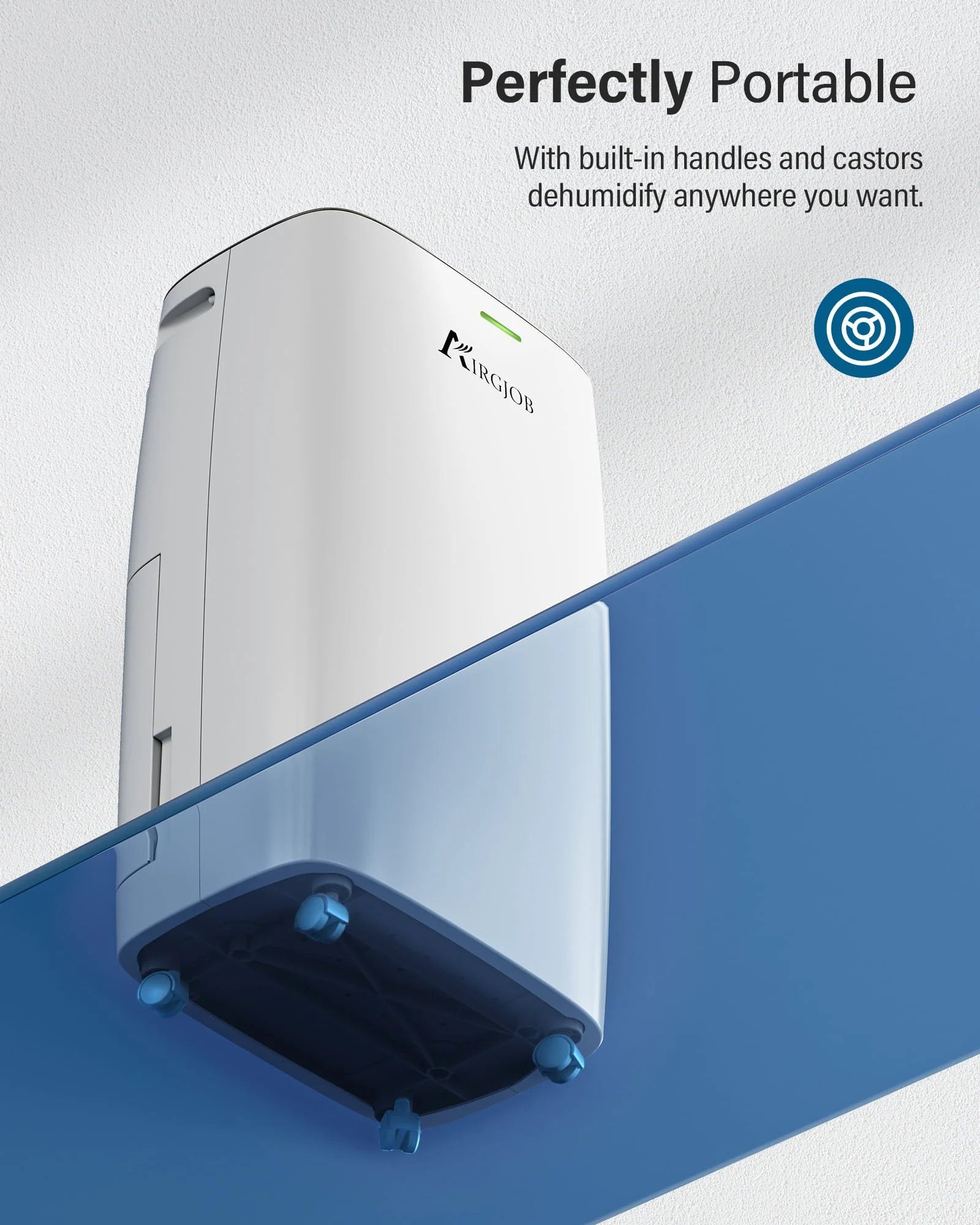 Dehumidifier 32 Pint for 2000 Sq. Ft, Auto Continuous Drain Remove Moisture, Quiet Dehumidifier With Child Lock for Bathroom Basements and Large Room