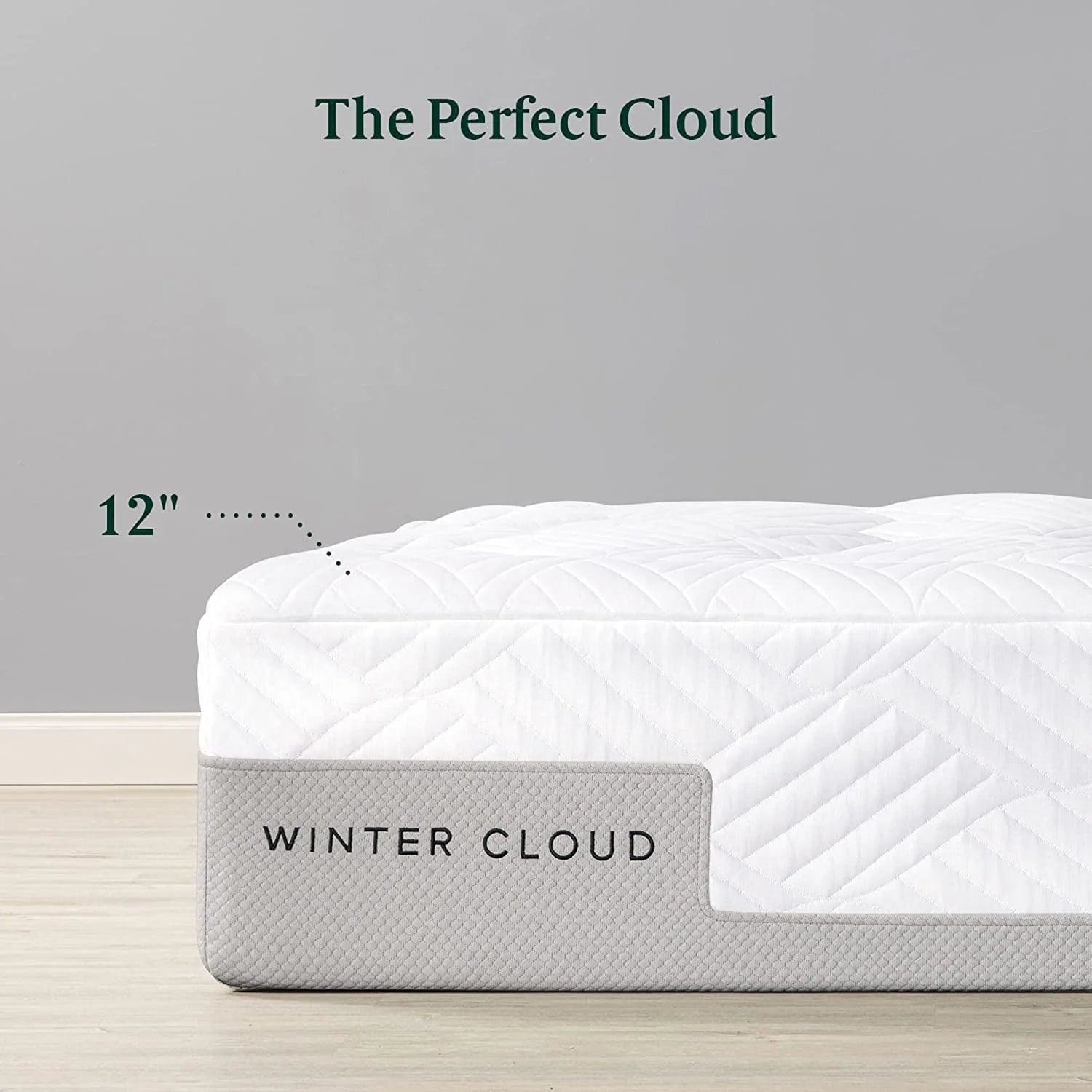 Zinus 12" Winter Cloud Memory Foam Mattress, Made of US Foam and Global Materials, Queen