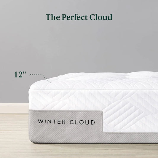 Zinus 12" Winter Cloud Memory Foam Mattress, Made of US Foam and Global Materials, Queen