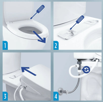 TOTO Washlet Elongated Bidet Seat with SoftClose Lid T1SW2491#01