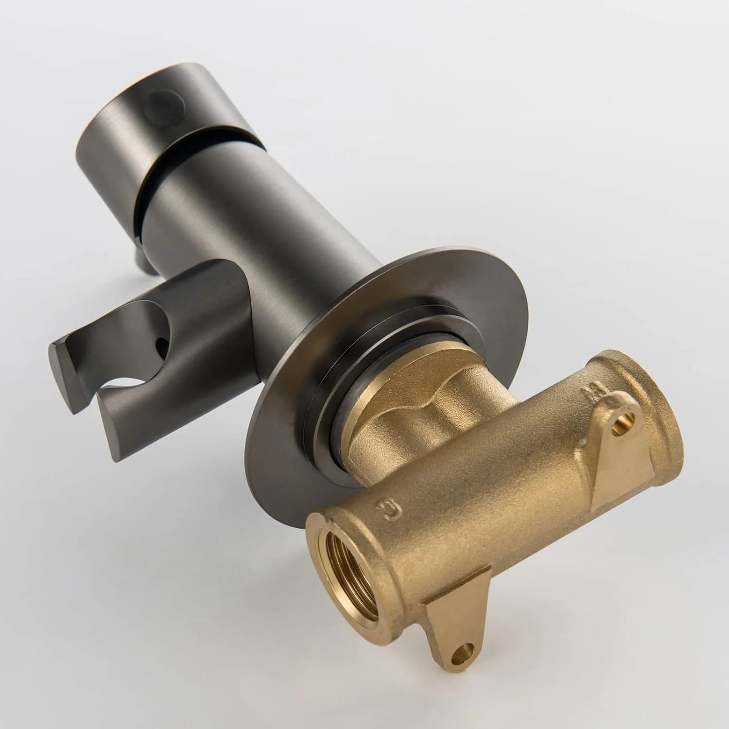 Handheld Bidet Sprayer for Toilet Wall Mounted Cloth Diaper Sprayer Kit Brass Bidet Sprayer Set Single Handle Toilet Bidet Sprayer Kit with 150cm Shower Hose,Brushed Gold
