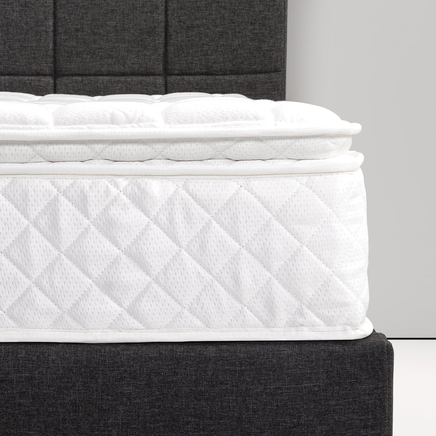 Zinus Dream Pillow Top 10" Hybrid of Comfort Foam and Pocket Spring Mattress, Full