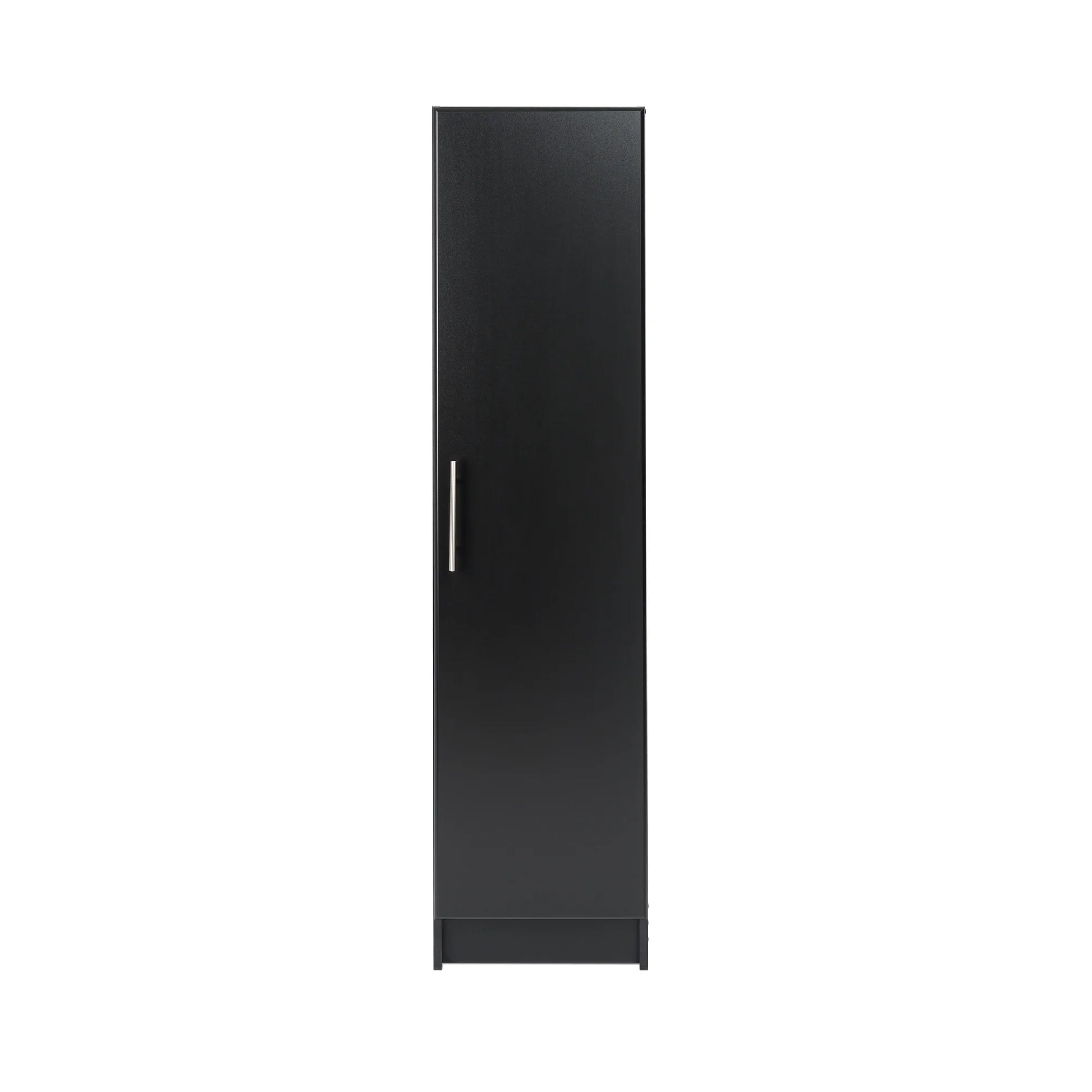 Prepac Elite 16" Storage Cabinet, Black Storage Cabinet, Bathroom Cabinet, Pantry Cabinet with 2 Adjustable Shelves, 16" D x 16" W x 65" H, BEB-1664