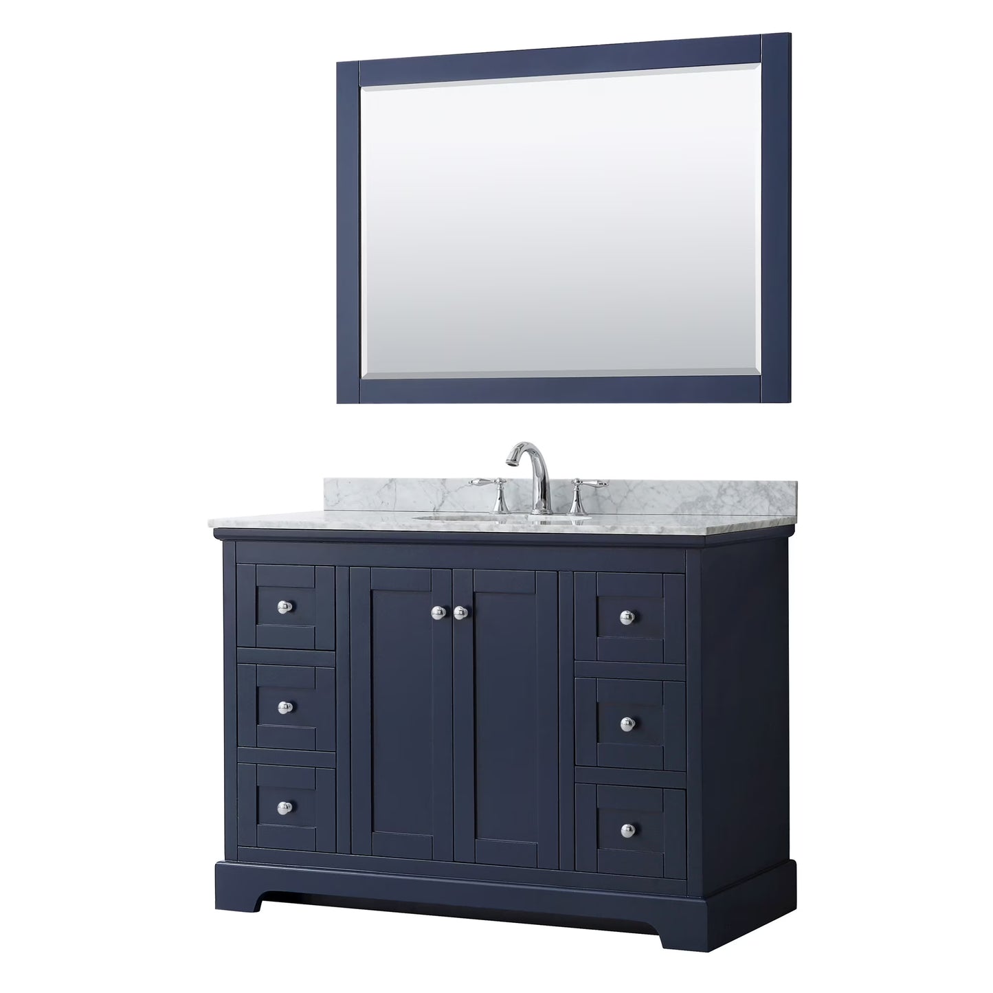 Wyndham Collection Oval Sink Wood Single Bathroom Vanity in White/Gold