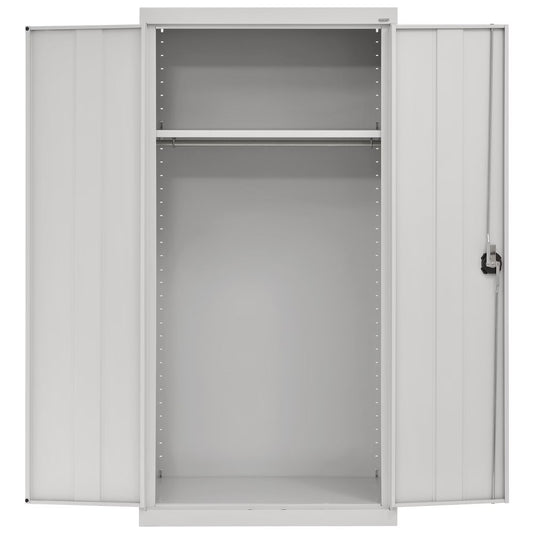 Elite Series Wardrobe Cabinet with Adjustable Shelf, 36"W x 24"D x 72"H, Dove Gray