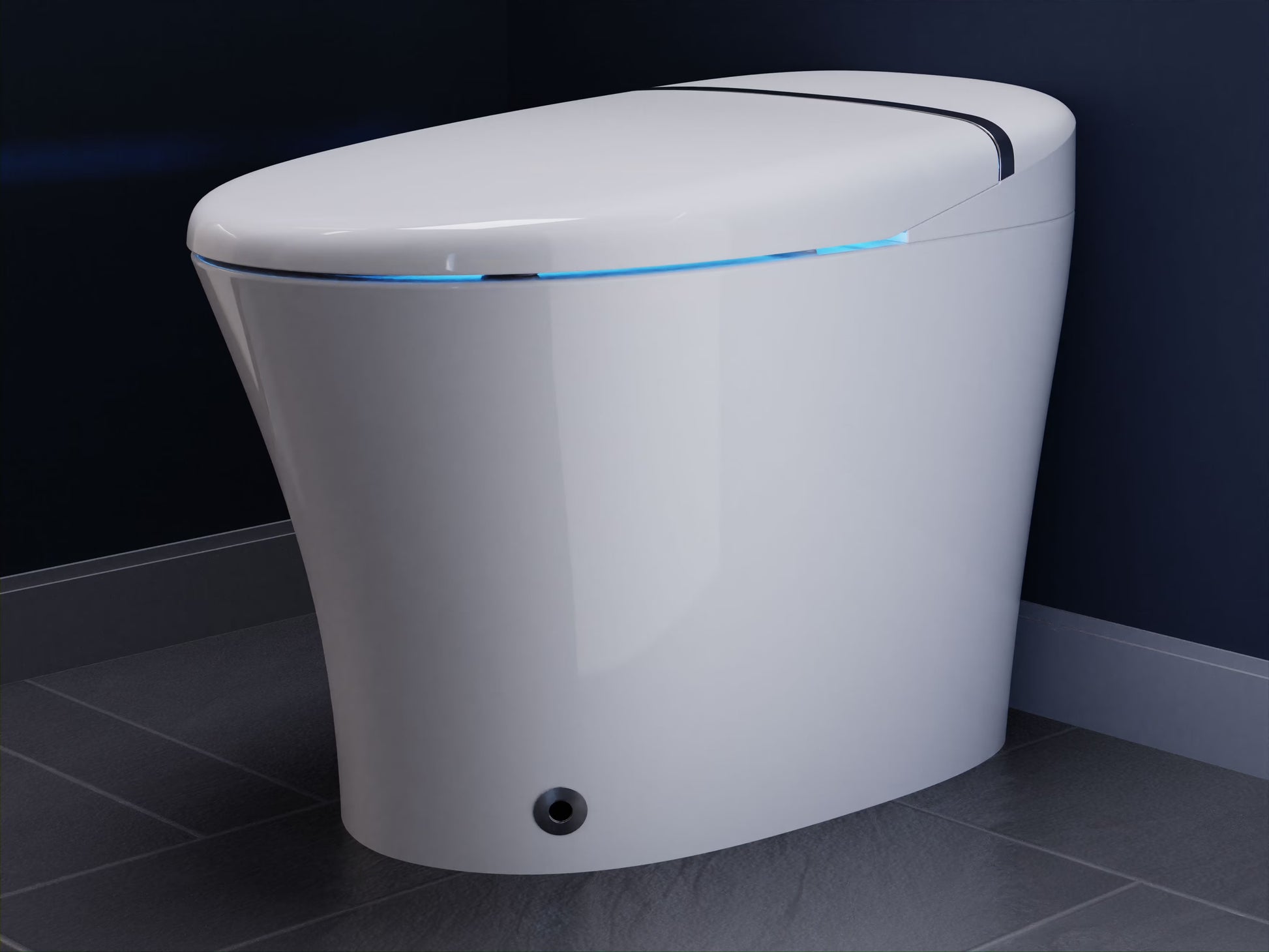 ENVO by ANZZI Aura Smart Toilet Bidet with Remote & Auto Flush - White