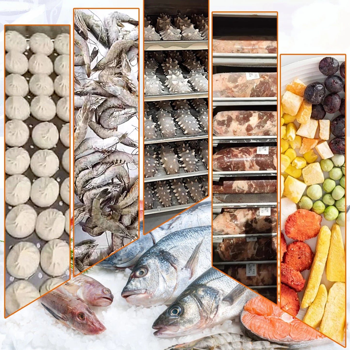Kolice Commercial 15 Trays Blast Chiller, Blast Freezer with Food Probe,Lowest temp: -40° F for Restaurants,Canteens,Schools,Hotels