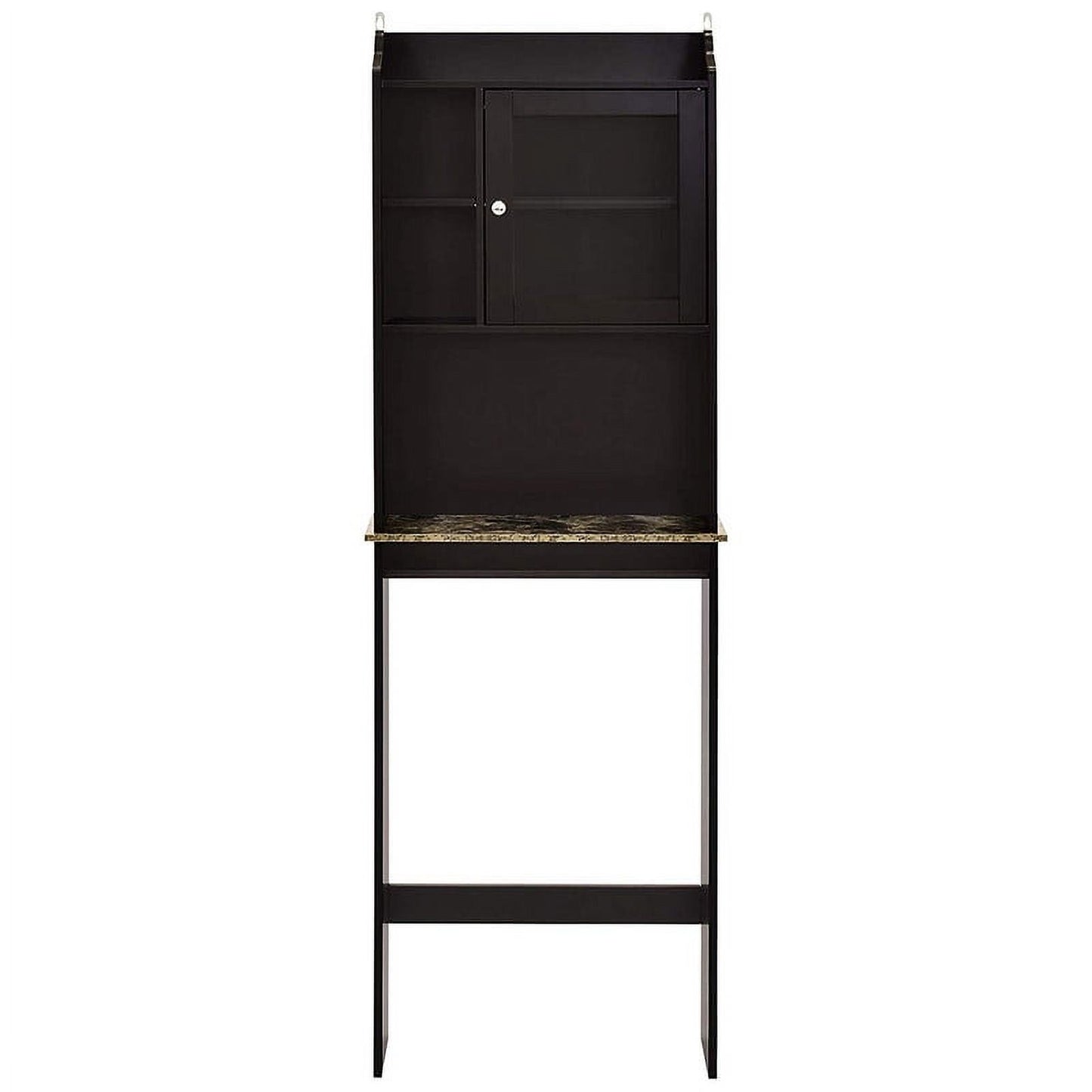 Dasyfly Freestanding Bathroom Over-The-Toilet Storage, Wood Bathroom Space Saver - Espresso
