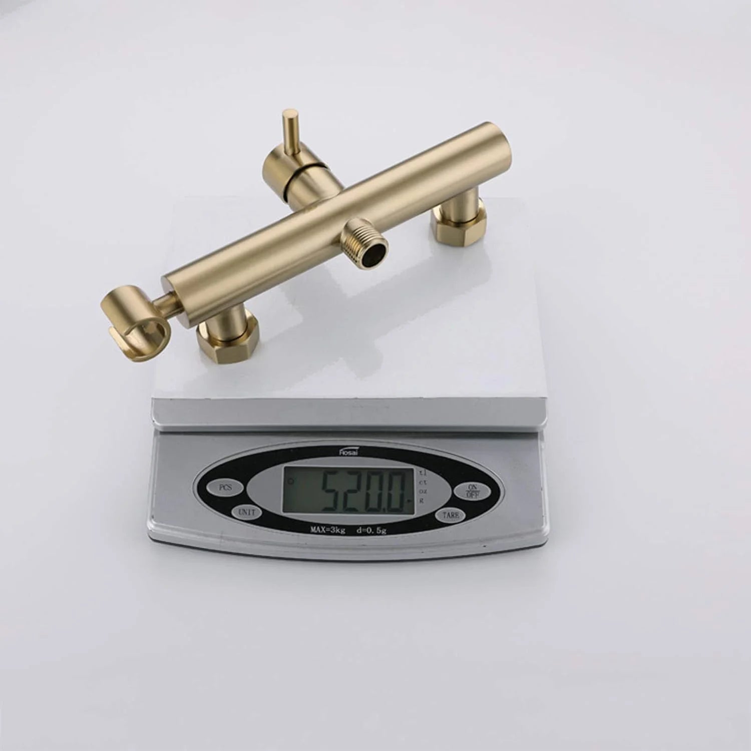 Bidet Faucet Shattaf, Brushed Solid Brass Toilet Bidet Sprayer Set, Hot and Cold Hygienic Bidet Tap,15cm Hole Distance
