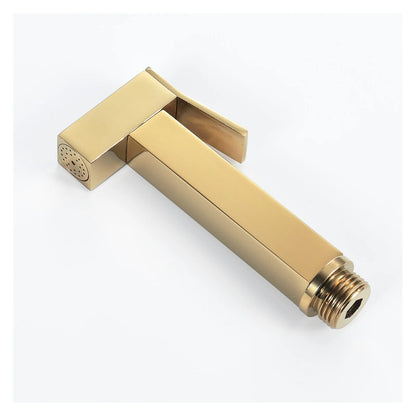 Bidet Faucet Hand Held Bidet Sprayer Douche Toilet Kit Bidet Faucet Gold Shower Head Copper Valve Set Jet Bidet Faucet