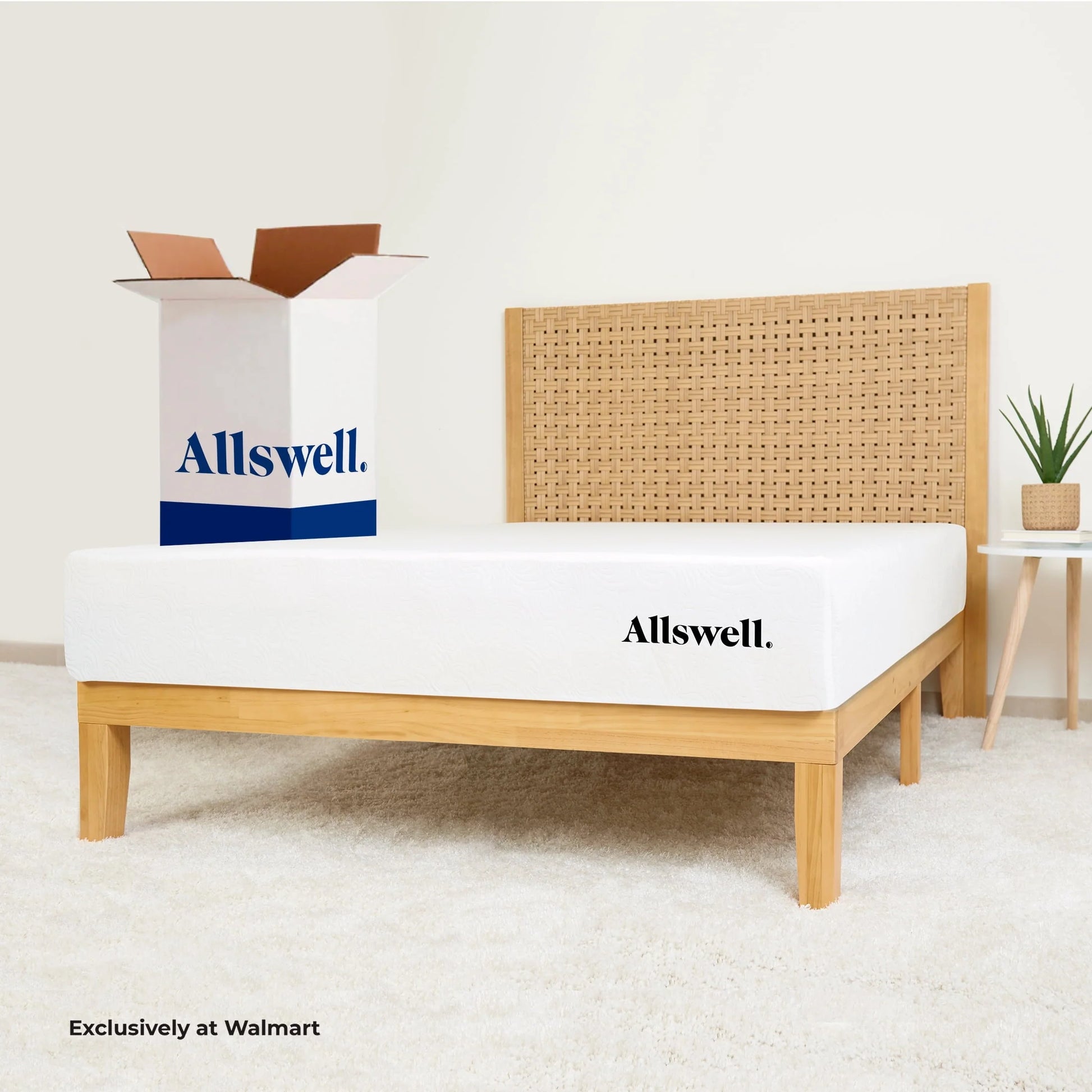 The Allswell X 10°?Hybrid of Memory Foam and Coils Mattress With Antimicrobial Treated Cover, Queen