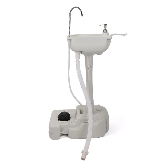 SamyoHome 5 Gallon Portable Camping Sink, with Towel Holder & Soap Dispenser