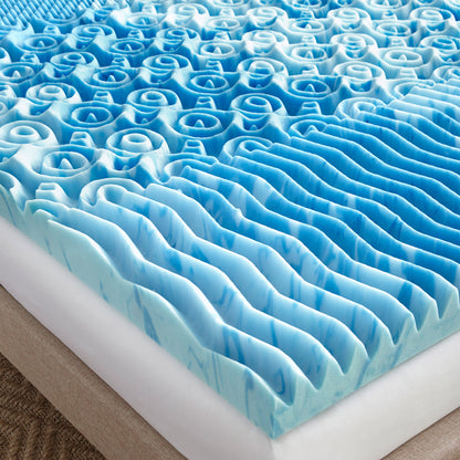 Boyd Sleep 3” Multi-Zone Cooling Gel Foam Mattress Topper