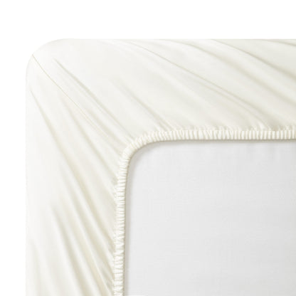 Vera Wang - 4 pieces, Queen Sheet Set, Luxury Sateen Cotton Bedding, 800 Thread Count, Soft & Smooth Home Decor (Ivory, Queen)