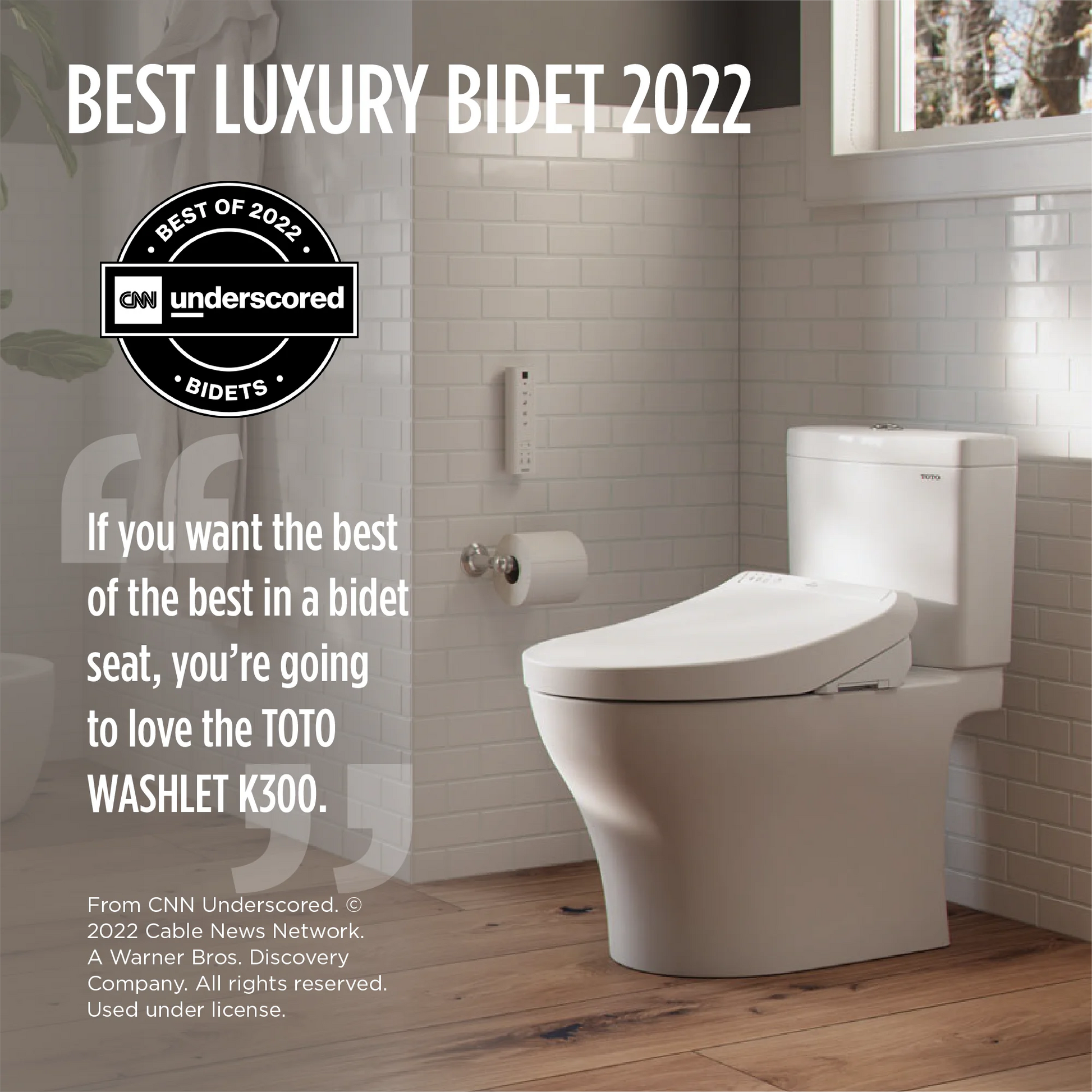 TOTO SW3036R#01 Washlet K300 Electronic Bidet Toilet Seat Cotton White