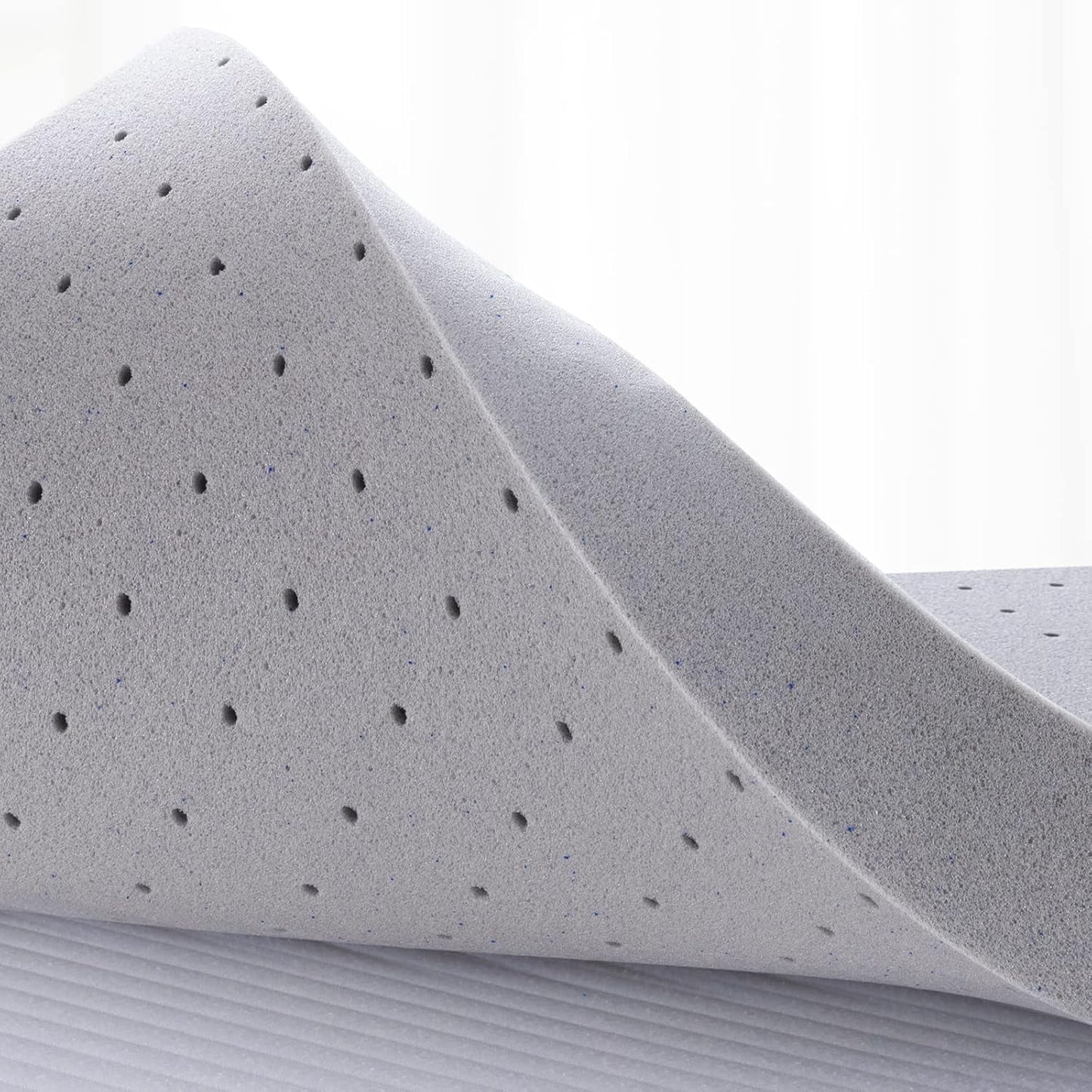 MAYEERTY 2 Inch King Mattress Topper - Gel Memory Foam, Cooling Double Bed Topper for Soft Sleep, Pressure Relief, CertiPUR-US
