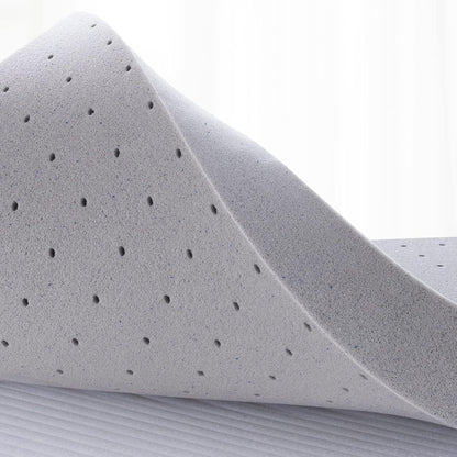 MAYEERTY 2 Inch King Mattress Topper - Gel Memory Foam, Cooling Double Bed Topper for Soft Sleep, Pressure Relief, CertiPUR-US