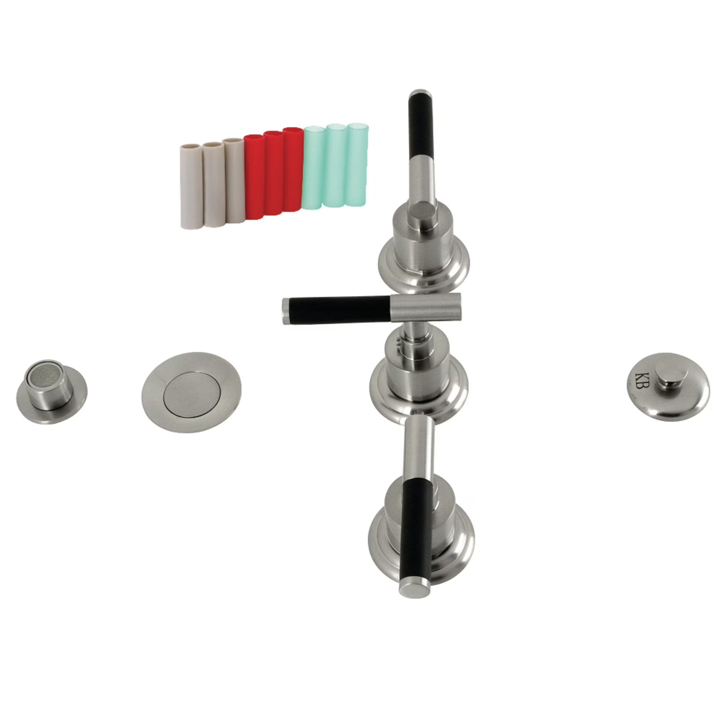 Kingston Brass KB6321CKL Kaiser Three-Handle Bidet Faucet, Polished Chrome