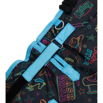 Tough1 1200D Nashville Nights Turnout Blanket with Snuggit 78"