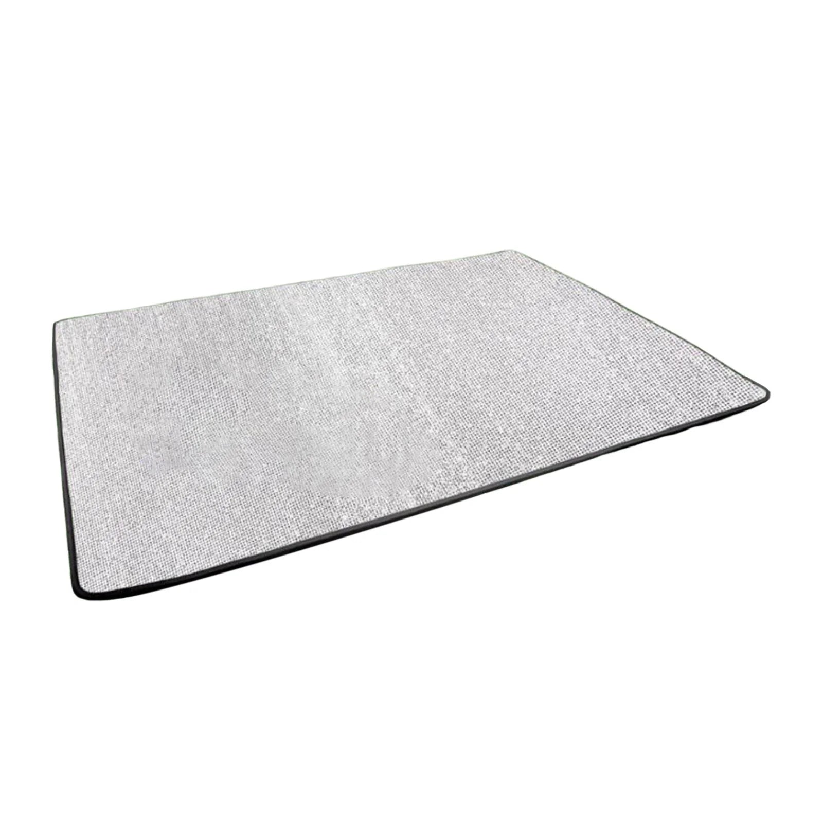 Camping Mat Aluminum Foil Sleeping Mattress Pad Waterproof Easy to Carry Folding Insulation Tent Pad Foam Sleeping Mat for Travel, Park 200cmx250cmx0.5cm