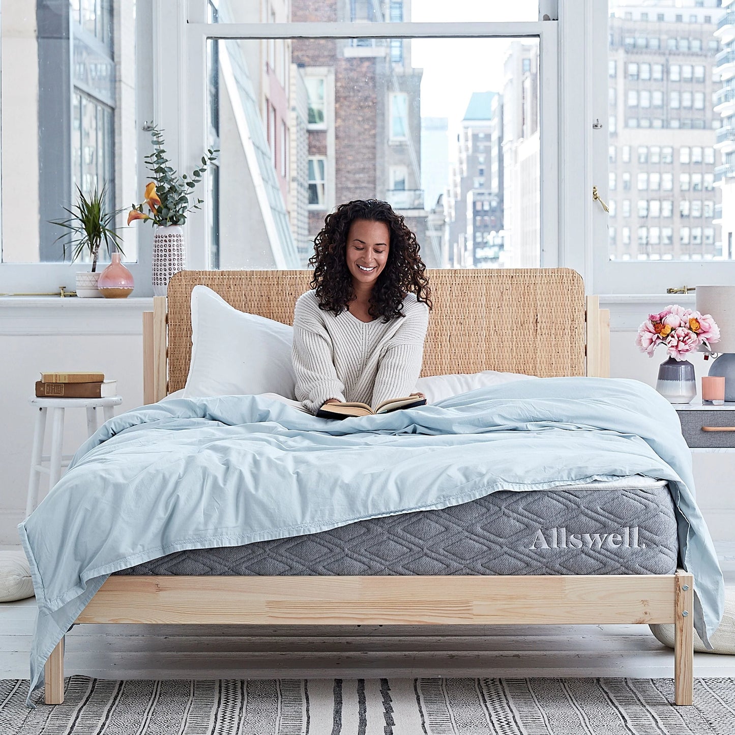 The Allswell Luxe 12" Bed in a Box Hybrid Mattress, Queen